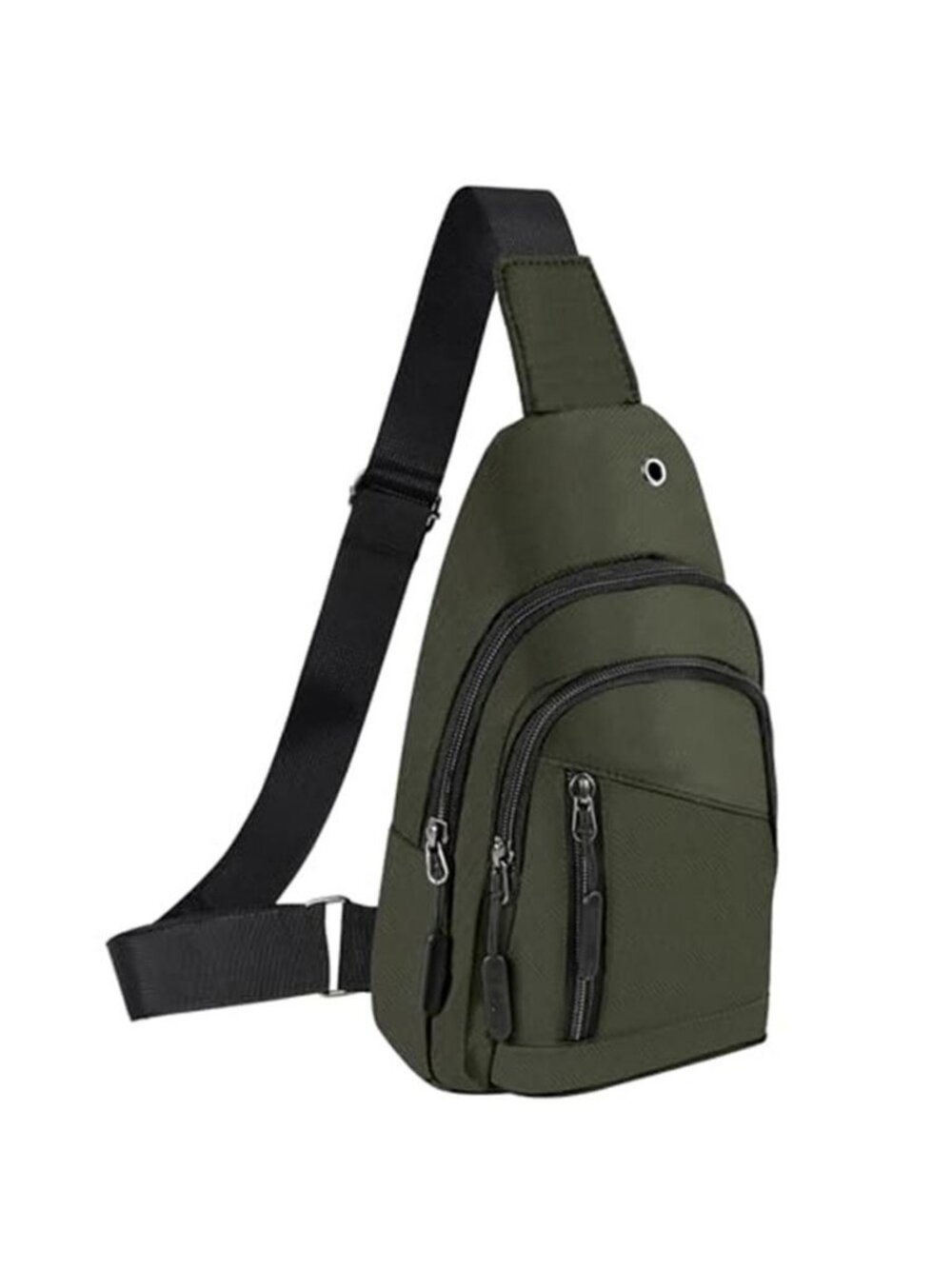 Olive Green Sling Bag Crossbody Chest Pack Lightweight Travel Shoulder Backpack